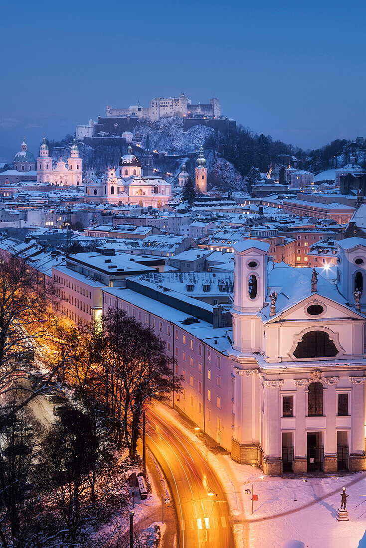 view of Salzburg from the Mönchsberg, Fixed Height Salzburg, Salzburg, Austria
