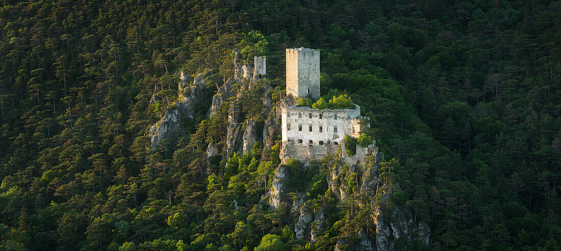 ruins of rough stone, helental, Baden near Vienna, Lower Austria, Austria