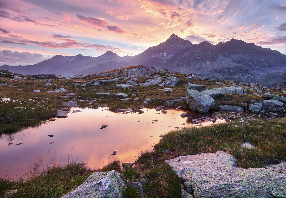 High-Iser, Glockner Group, Hohe Tauern National Park, Salzburg, Austria