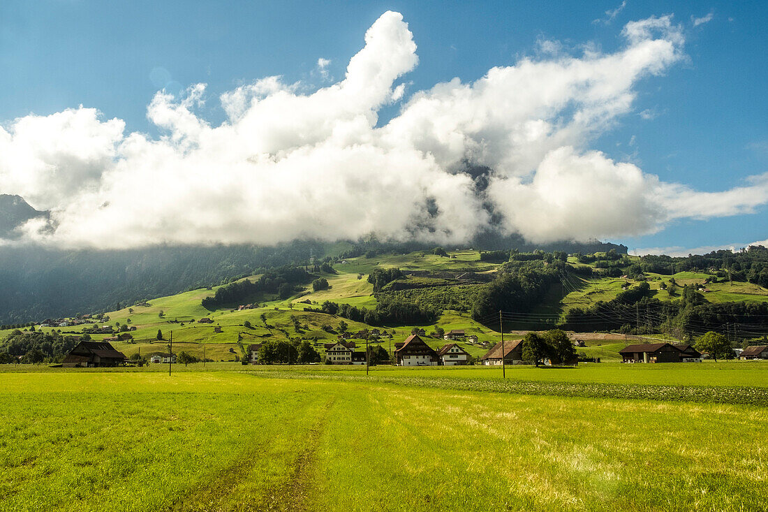 Countryside mountain landscape, Switzerland