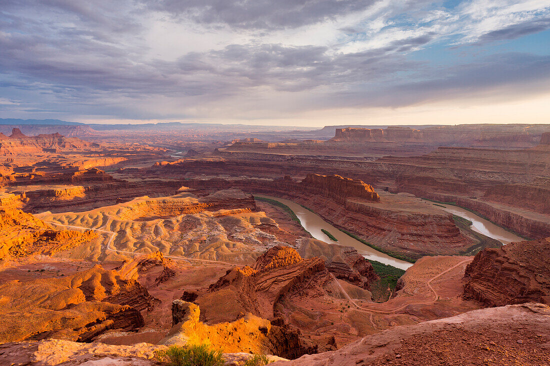 Sunset at Dead Horse Point State Park, Moab, Utah, USA