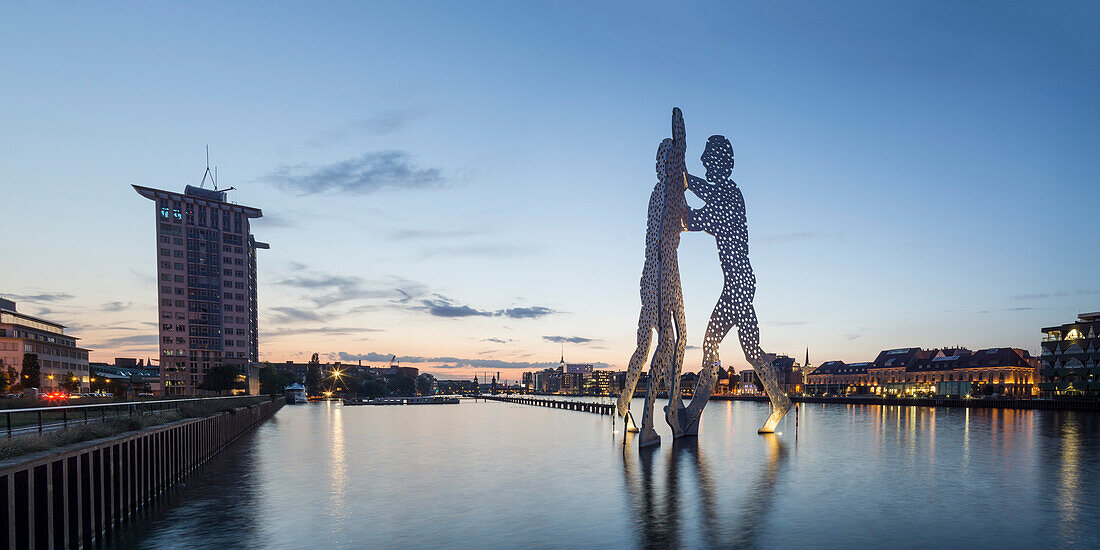 River Spree, Molecule  Men by Artist Jonathan Borofsky, Berlin , Germany
