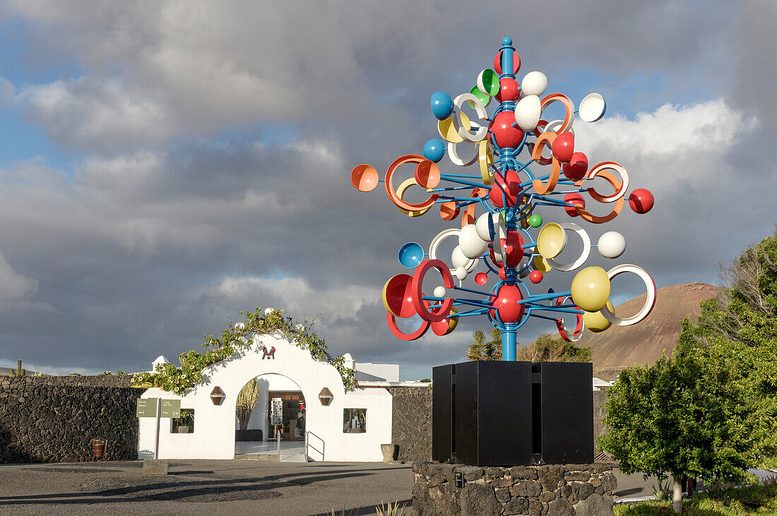 Casa Cesar Manrique, museum of the Manrique, foundation,sculpture, Lanzarote, Canary Islands, Spain