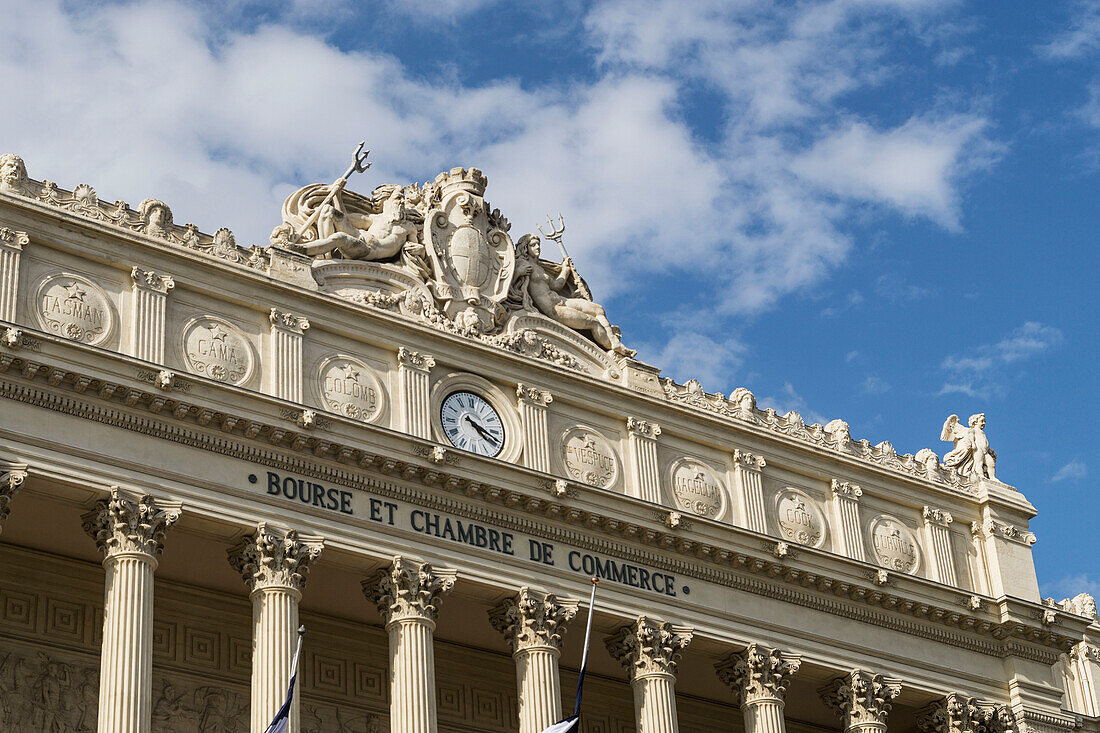 Stock Exchange building, Chambre of Commerce, Musee de la Marine, Marseille, France