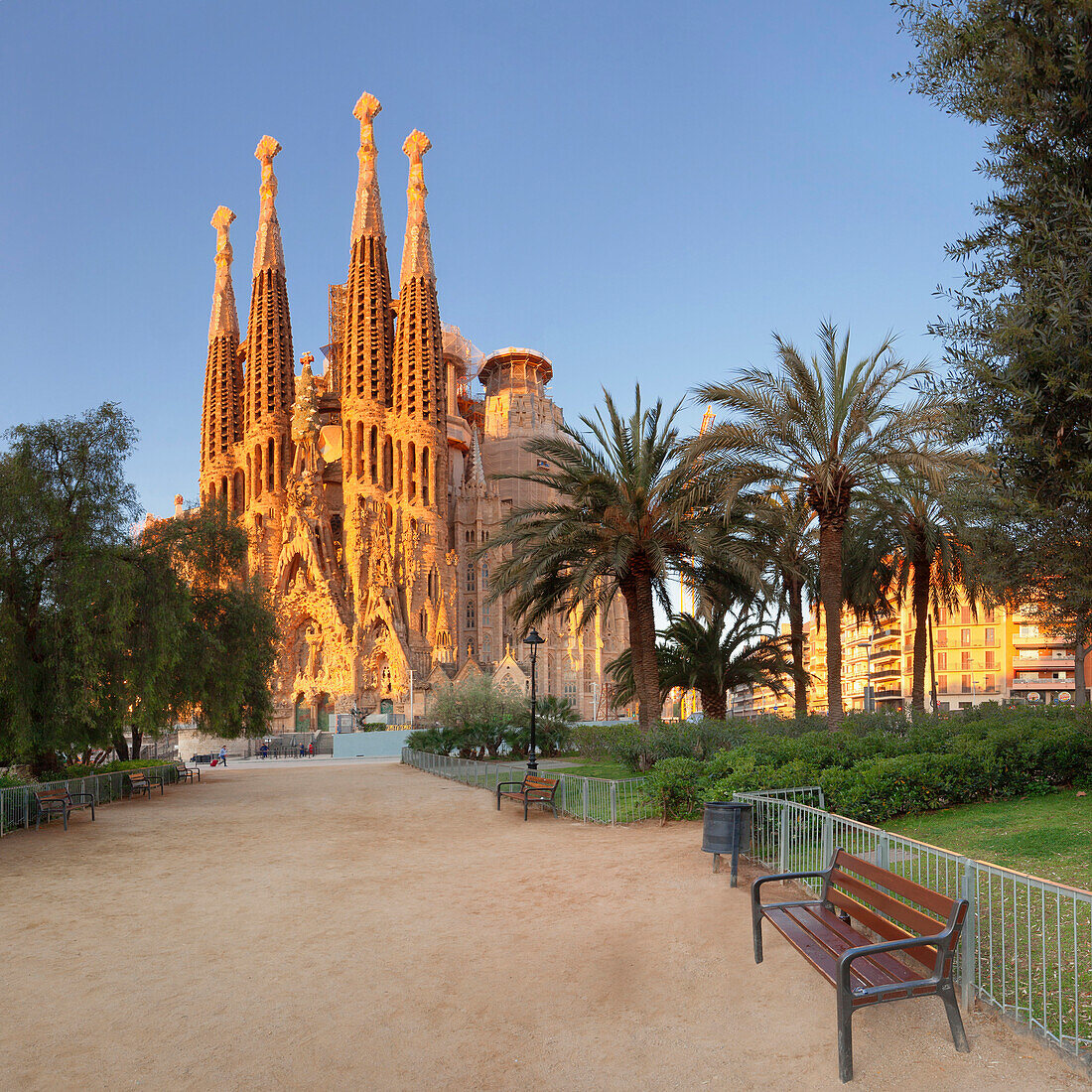 Sagrada Familia, by architect Antonio Gaudi, UNESCO World Heritage Site, Barcelona, Catalonia, Spain, Europe