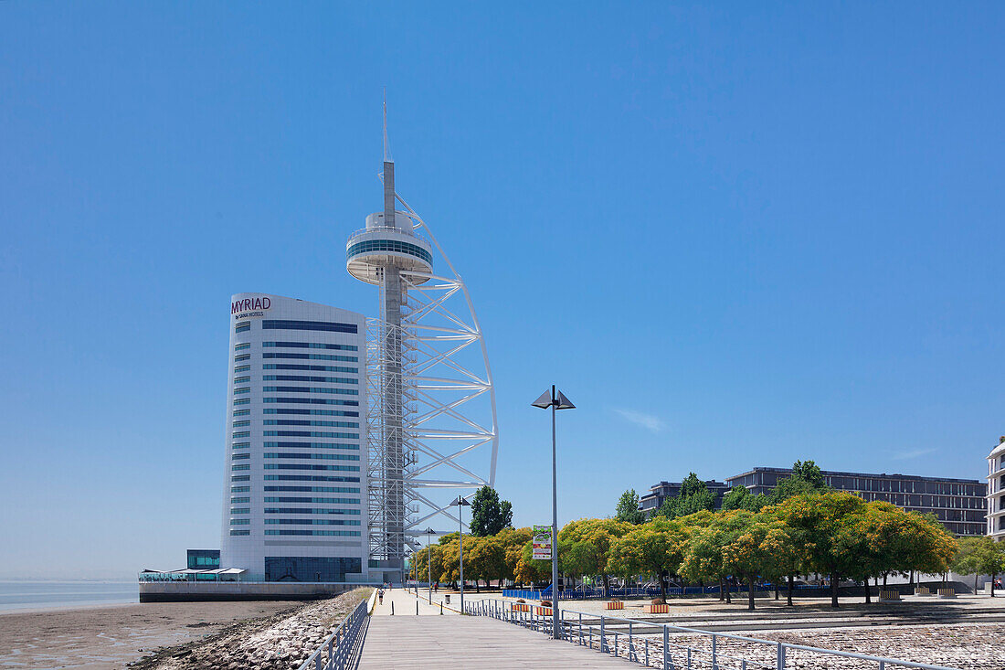 Torre Vasco da Gama Hotel, Parque das Nacoes, Lisbon, Portugal, Europe