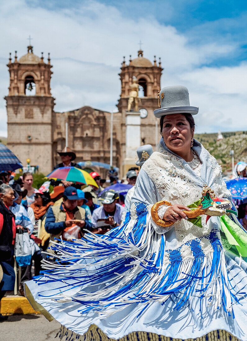 Fiesta de la Virgen de la Candelaria, Main Square, Puno, Peru, South America
