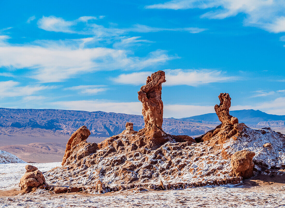 Las Tres Marias Formation, Valle de la Luna (Valley of the Moon), San Pedro de Atacama, Atacama Desert, Antofagasta Region, Chile, South America