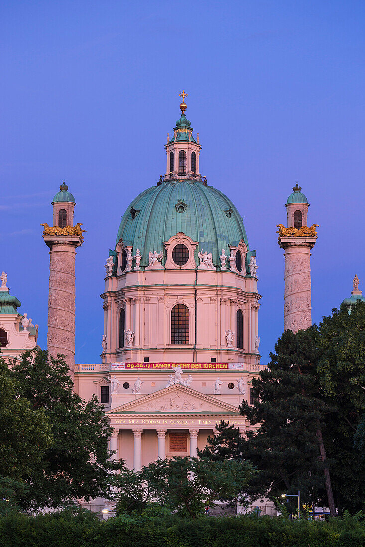 St. Charles Church (Karlskirche), Vienna, Austria, Europe