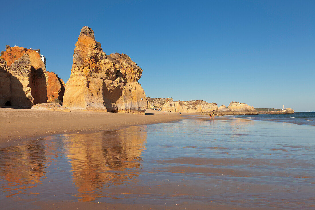 Praia da Rocha beach, Atlantic Ocean, Portimao, Algarve, Portugal, Europe