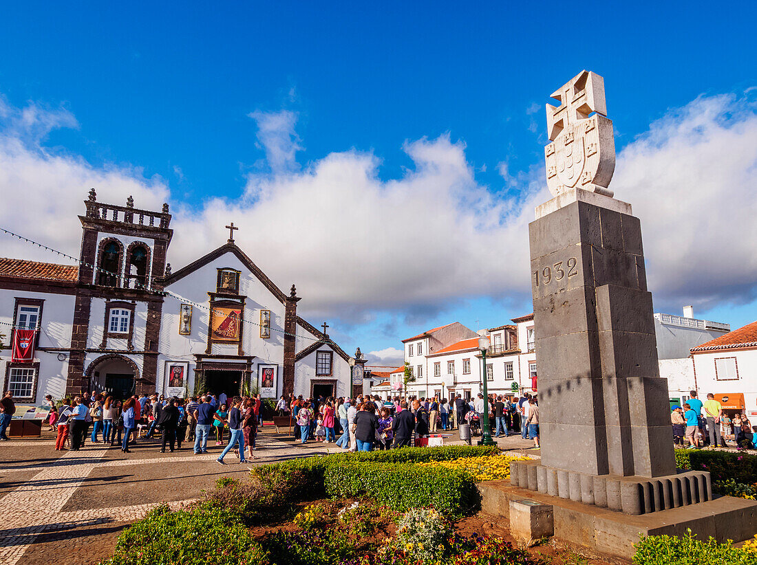 Convent of St. Francis and Church of Nossa Senhora das Vitorias, Vila do Porto, Santa Maria Island, Azores, Portugal, Atlantic, Europe