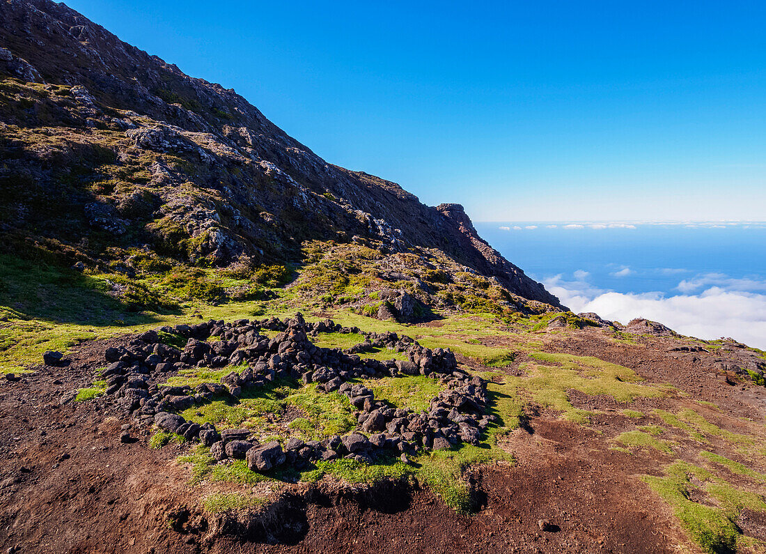 Mount Pico Slope, Pico Island, Azores, Portugal, Atlantic, Europe