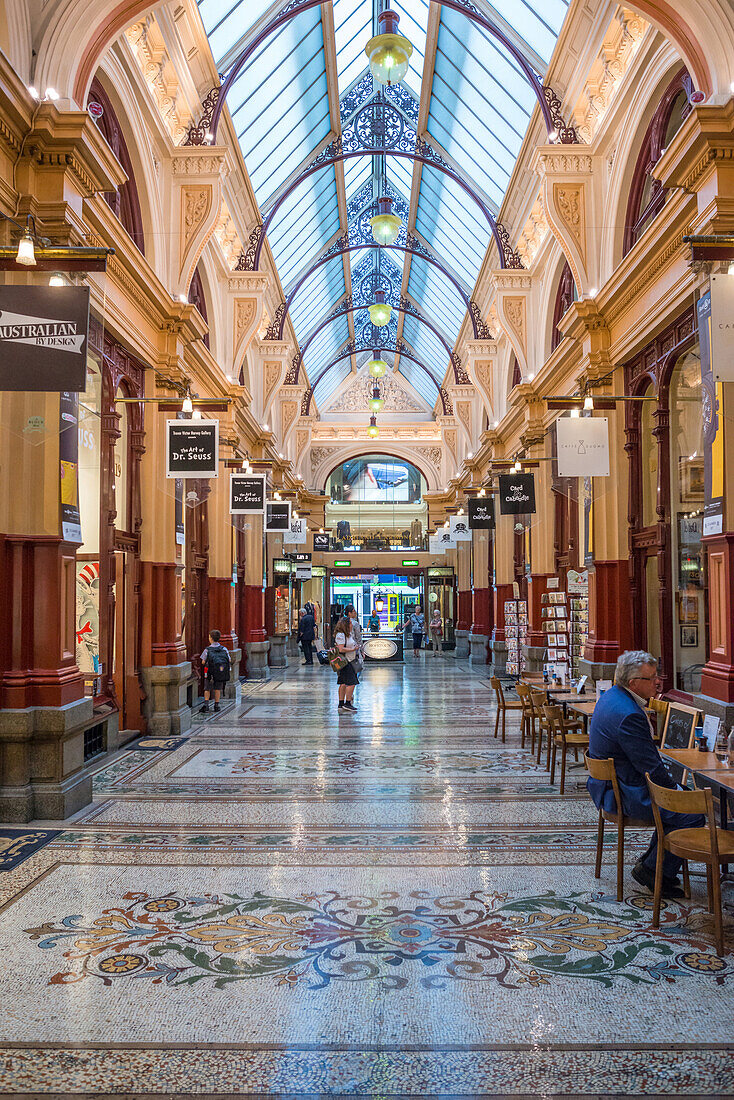 The Block Arcade, corner Collins Street and Elizabeth, Melbourne, Victoria, Australia, Pacific