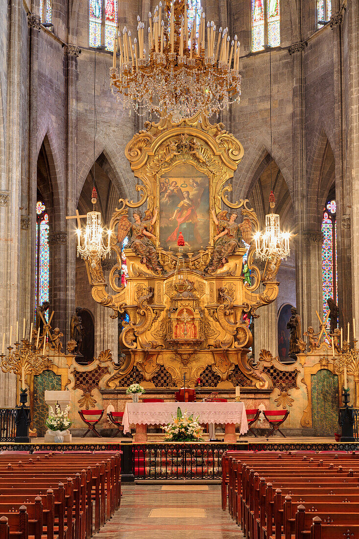 Santa Eulalia Church, Palma De Mallorca, Majorca, Balearic Islands, Spain, Mediterranean, Europe