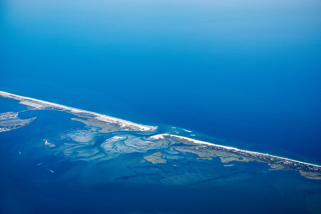 Aerial view of Long Island, NYC, New York City, United States of America, USA, North America