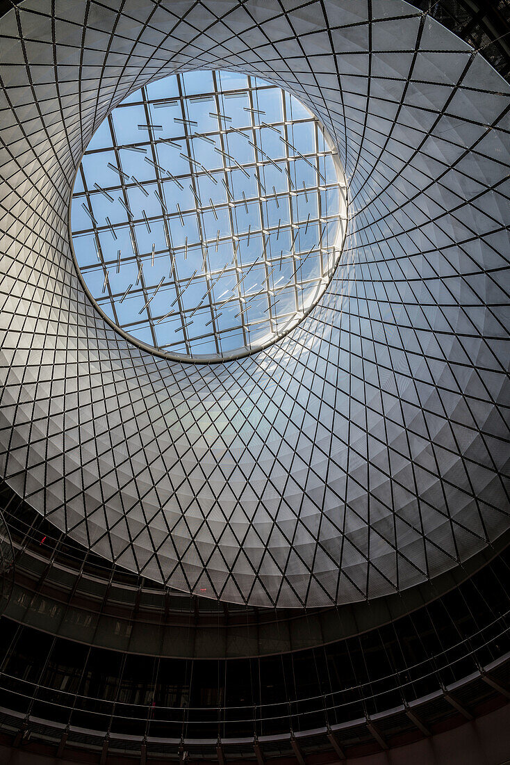 Fulton Center, futuristic Subway station and shopping center, Architect Nicholas Grimshaw, Manhattan, NYC, New York City, United States of America, USA, North America