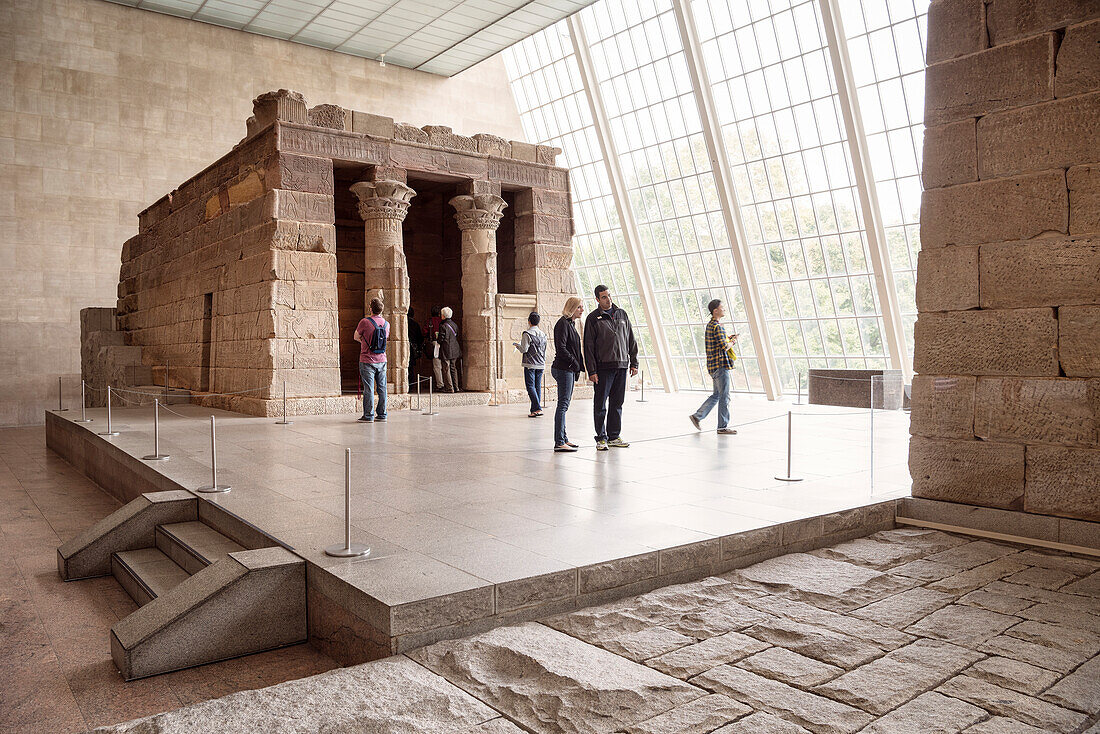 Ägyptischer Tempel im Metropolitan Museum of Art, 5th Avenue, Manhattan, New York City, Vereinigte Staaten von Amerika, USA, Nordamerika