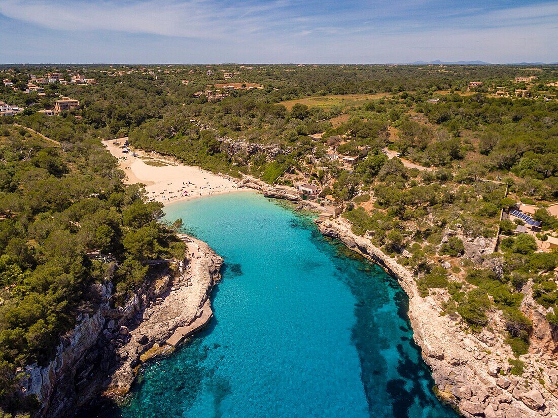 Cala Llombards, Santanyí, Mallorca, balearen, spanien, europa