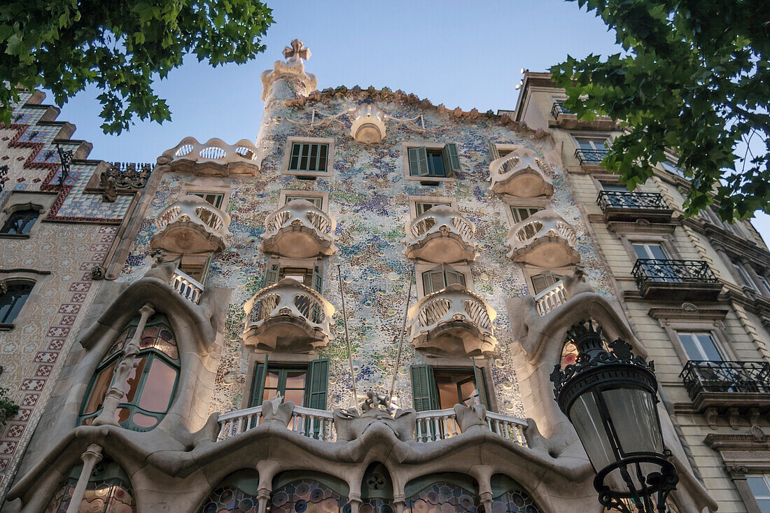 Casa Batllo by Antonio Gaudio, Barcelona, Catalunia, Spain