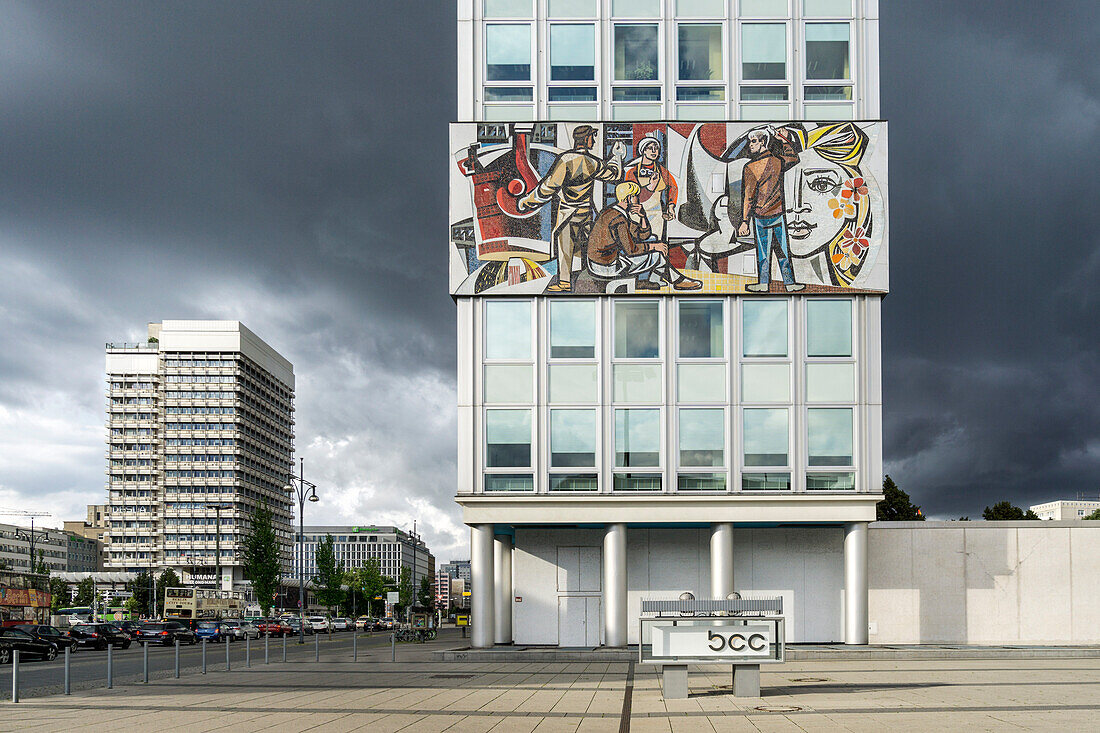 Haus des Lehrers. Architect Hermann Henselmann 1964, BCC, Congress Center, Berlin