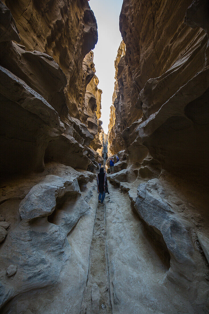 Chahkuh Canyon auf Qeshm, Iran, Asien