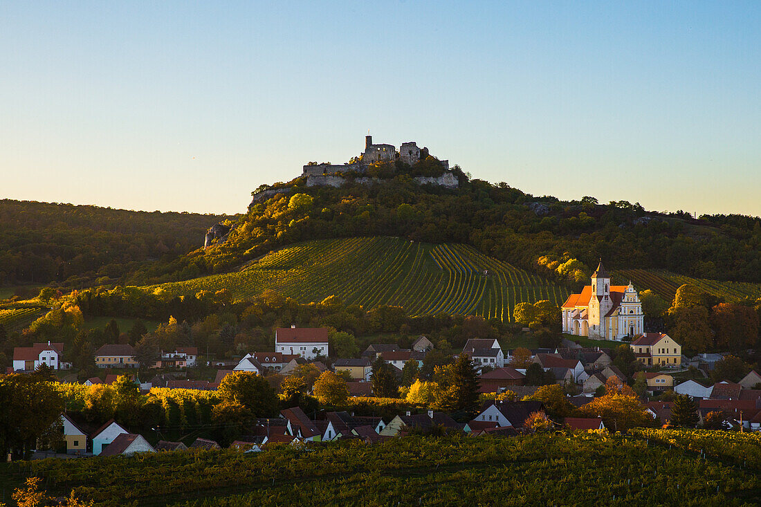Castle Falkenstein at Poysdorf, Lower Austria, Europe