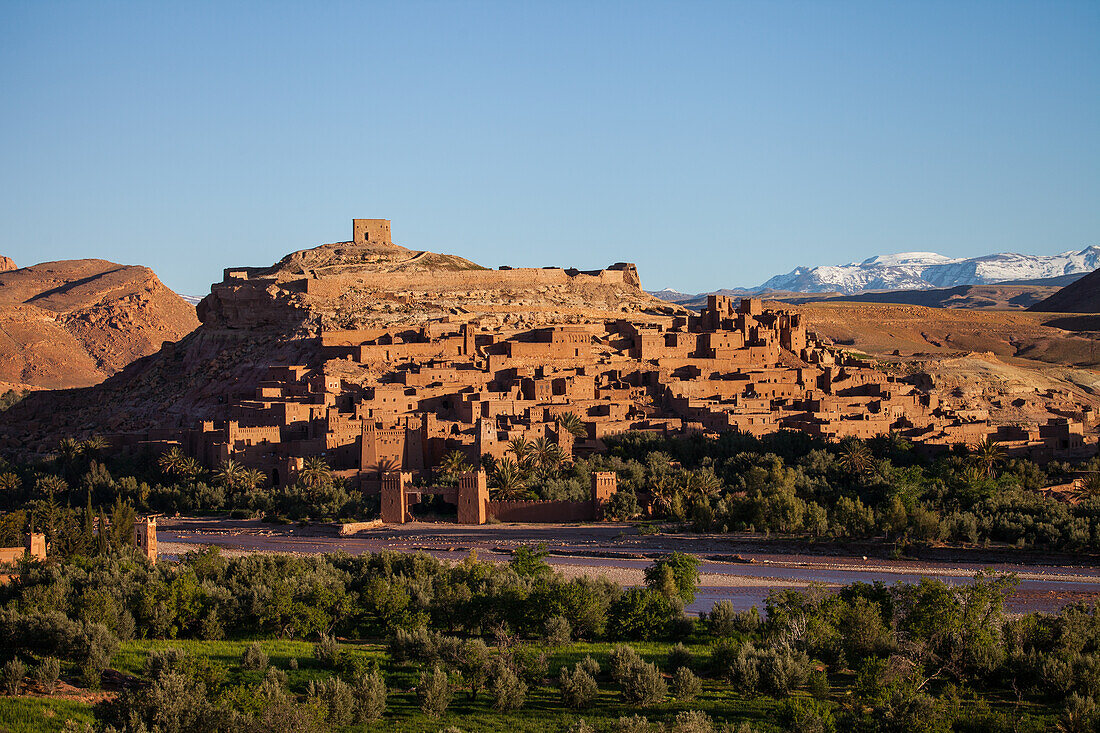 Befestigte Stadt Ait Ben Haddou, Marokko, Afrika