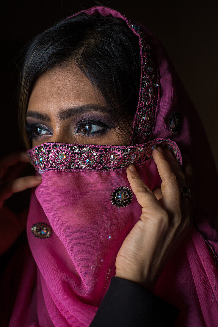 Young woman in United Arab Emirates, Asia