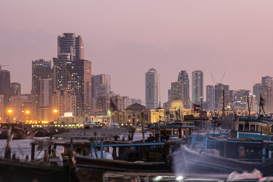 Hafen von Sharjah, VAE, Asien