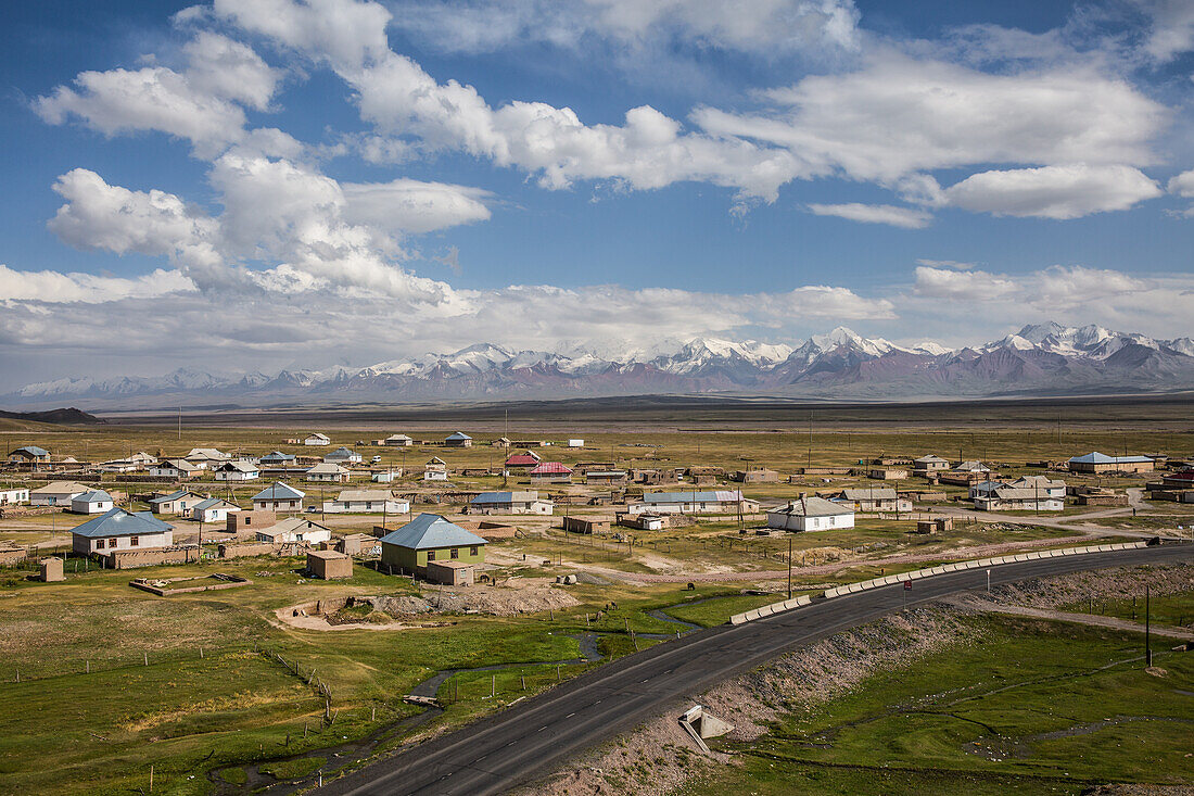 Sary Tash am Pamir Highway, Asien