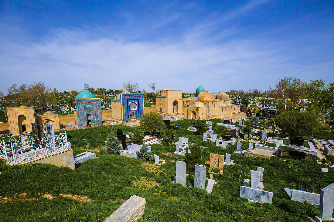 Shah-i-Zinda Necropolis of Samarkand, Uzbekistan, Asia