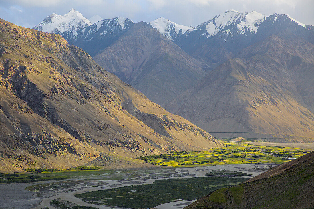 Tadschikischer Wakhan mit Blick auf Afghanistan, Tadschikistan, Asien