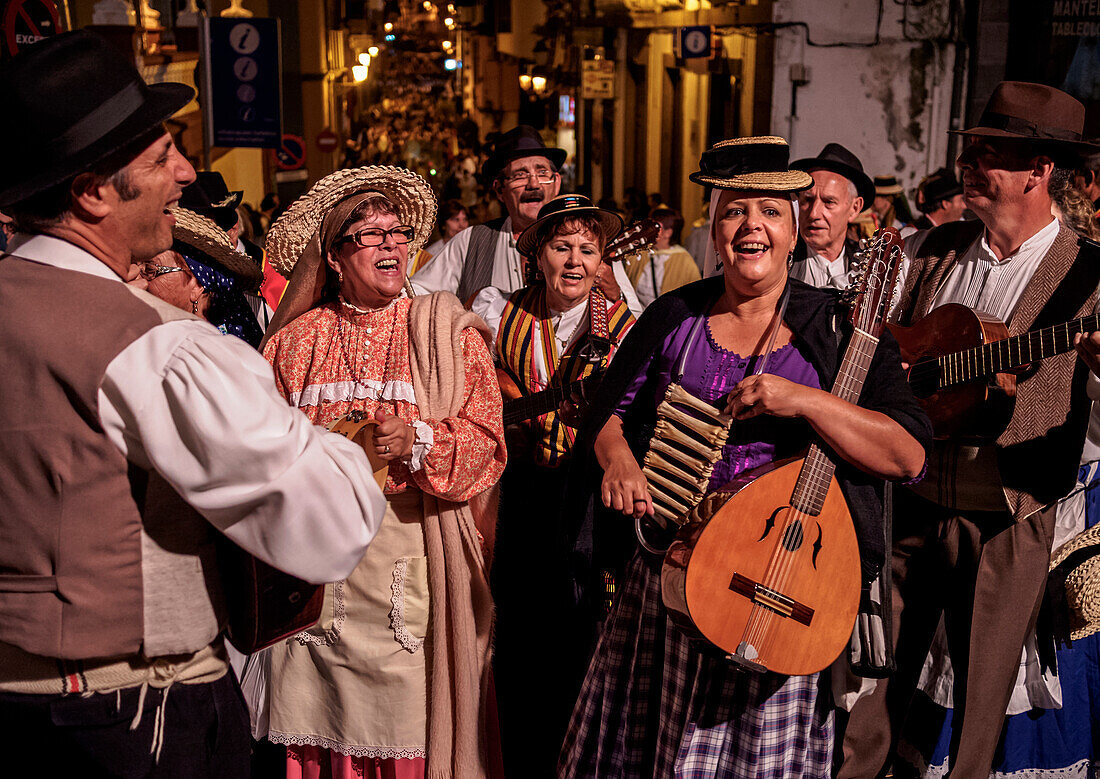Baile de Magos, traditional street party, Icod de los Vinos, Tenerife Island, Canary Islands, Spain, Europe
