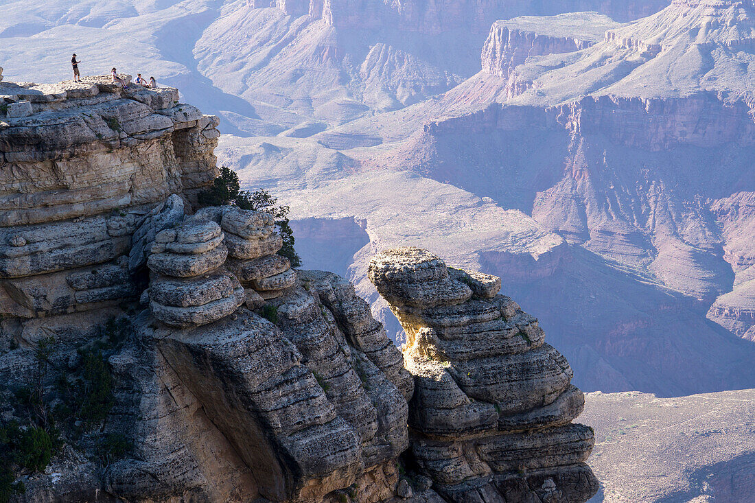 South Rim rock formations, Grand Canyon, UNESCO World Heritage Site, Arizona, United States of America, North America