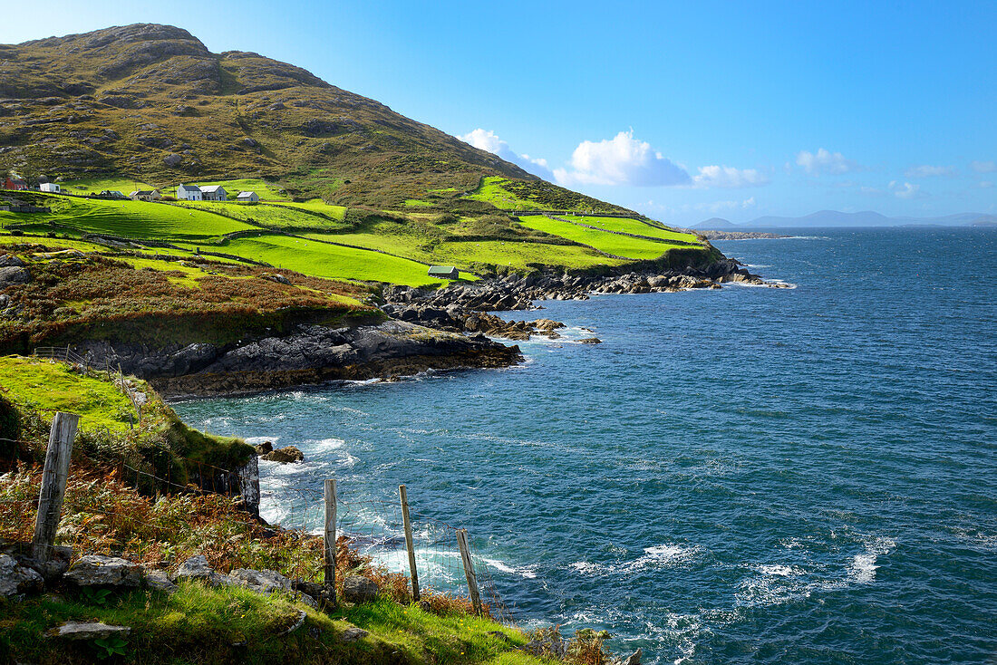Coastal View, Ring of Beara, Beara Peninsular, Wild Atlantic Way, County Cork, Munster, Republic of Ireland, Europe