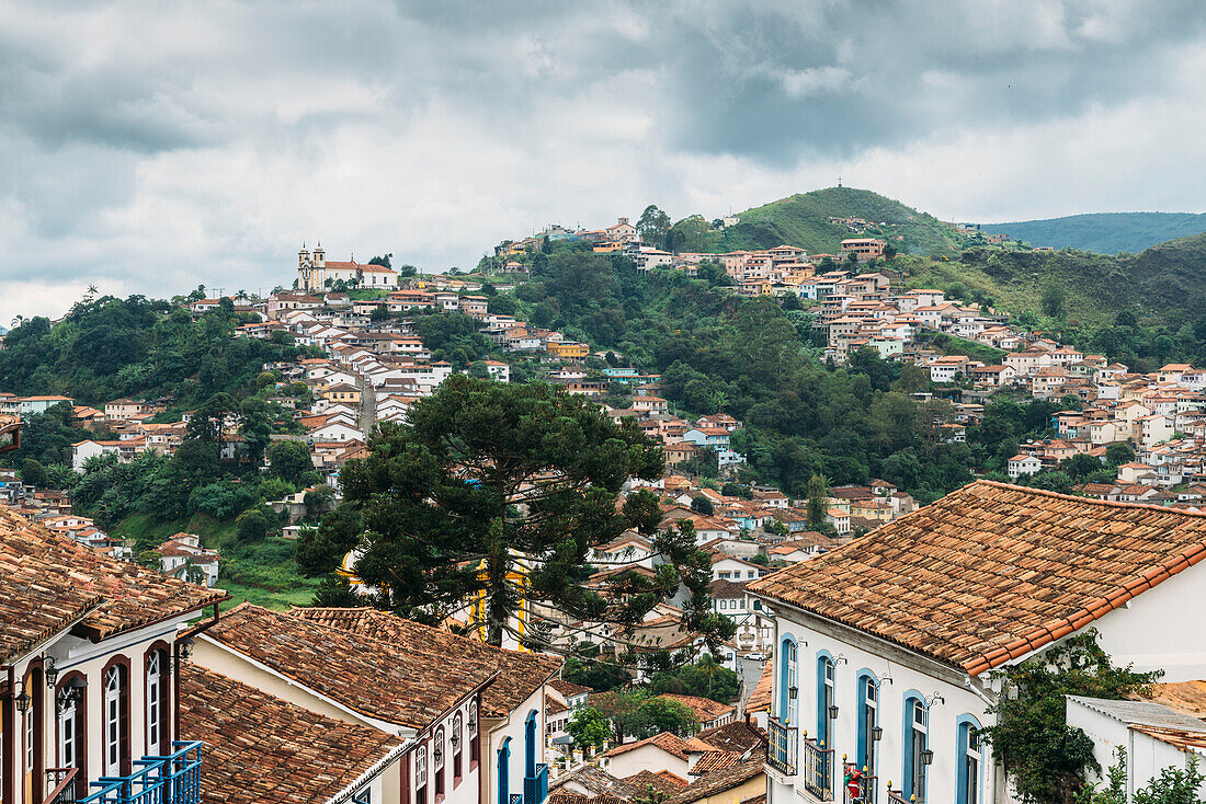 Ouro Preto, a former colonial mining town, UNESCO World Heritage Site, Minas Gerais, Brazil, South America