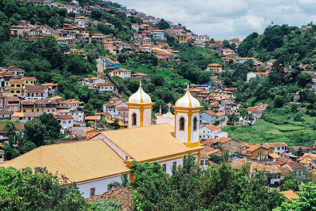 Ouro Preto, a former colonial mining town, UNESCO World Heritage Site, Minas Gerais, Brazil, South America