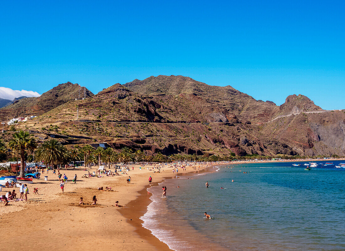 Las Teresitas Beach, San Andres, Tenerife Island, Canary Islands, Spain, Atlantic, Europe
