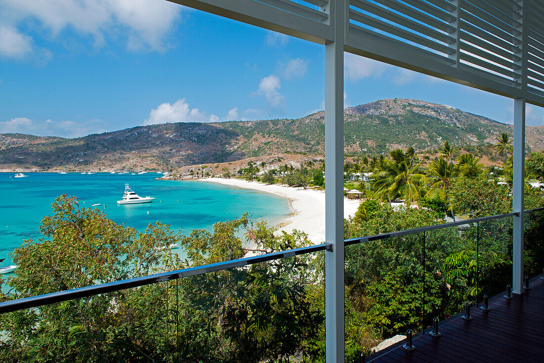 View from the Pavillion at the Lizard Island Resort over Anchor Bay