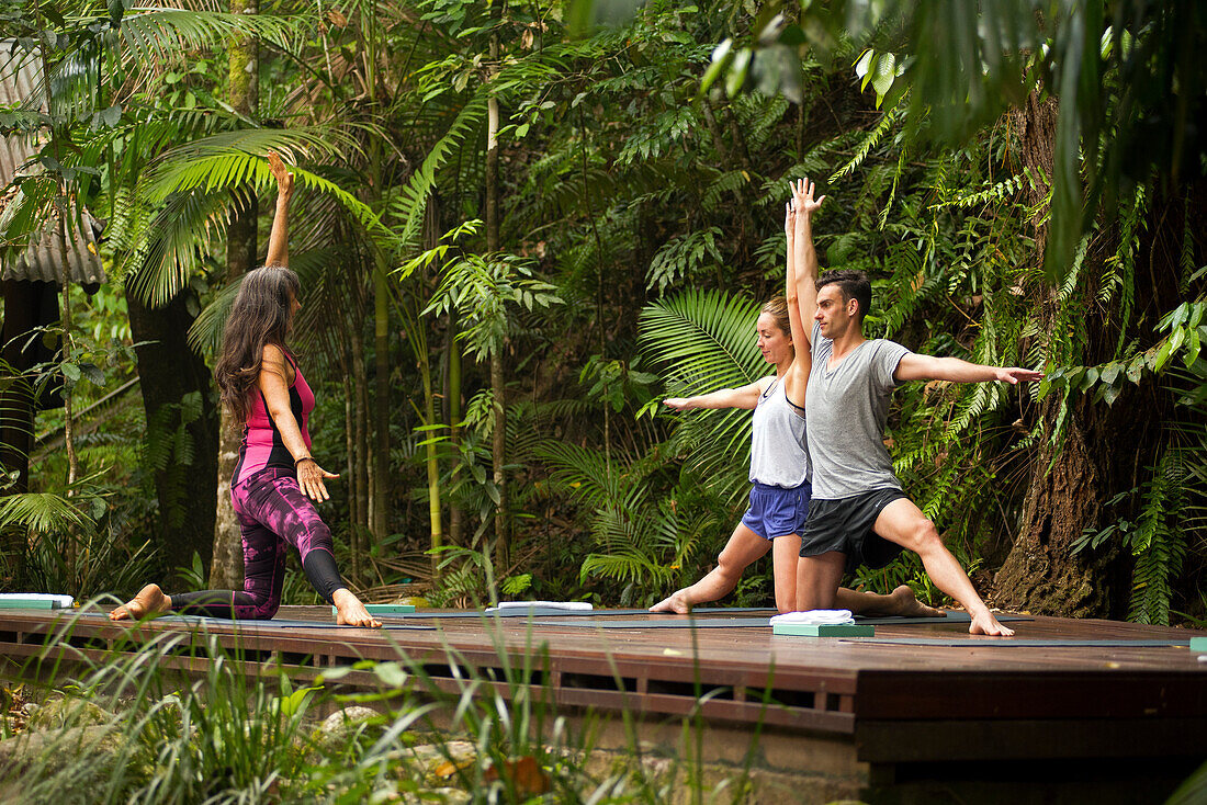 Yoga is part of the lodge activities
