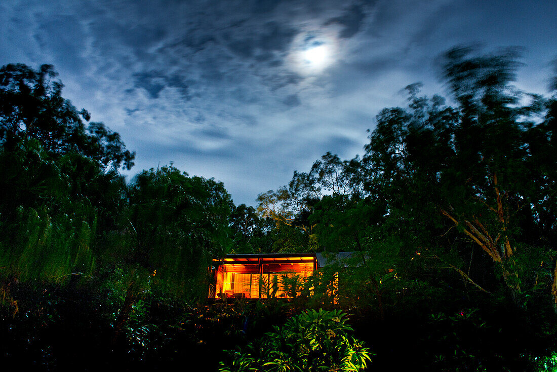 Die Leeward Pavillons im Qualia Resort sind in natürlichen Gärten eingewachsen, Hamilton Island, Queensland, Australien