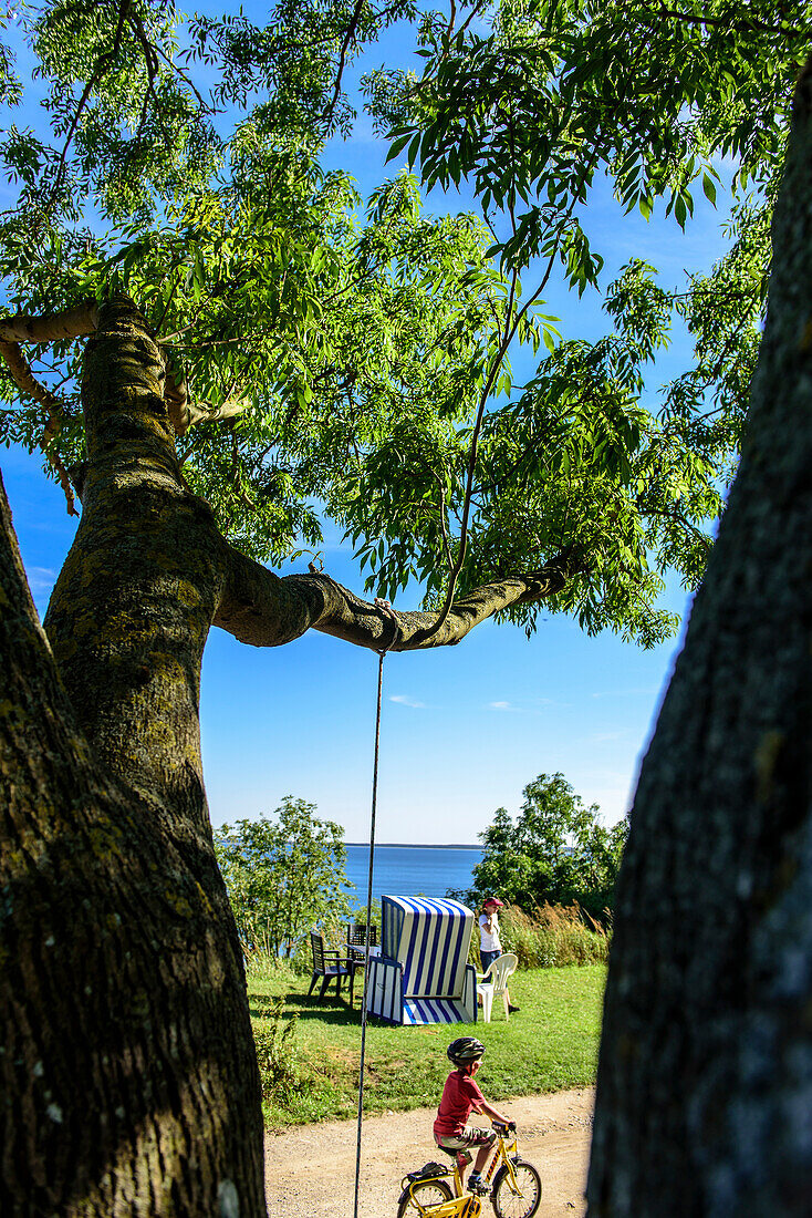 Cafe in Goor near Cape Arkona, Baltic Sea Coast, Mecklenburg-Vorpommern Germany