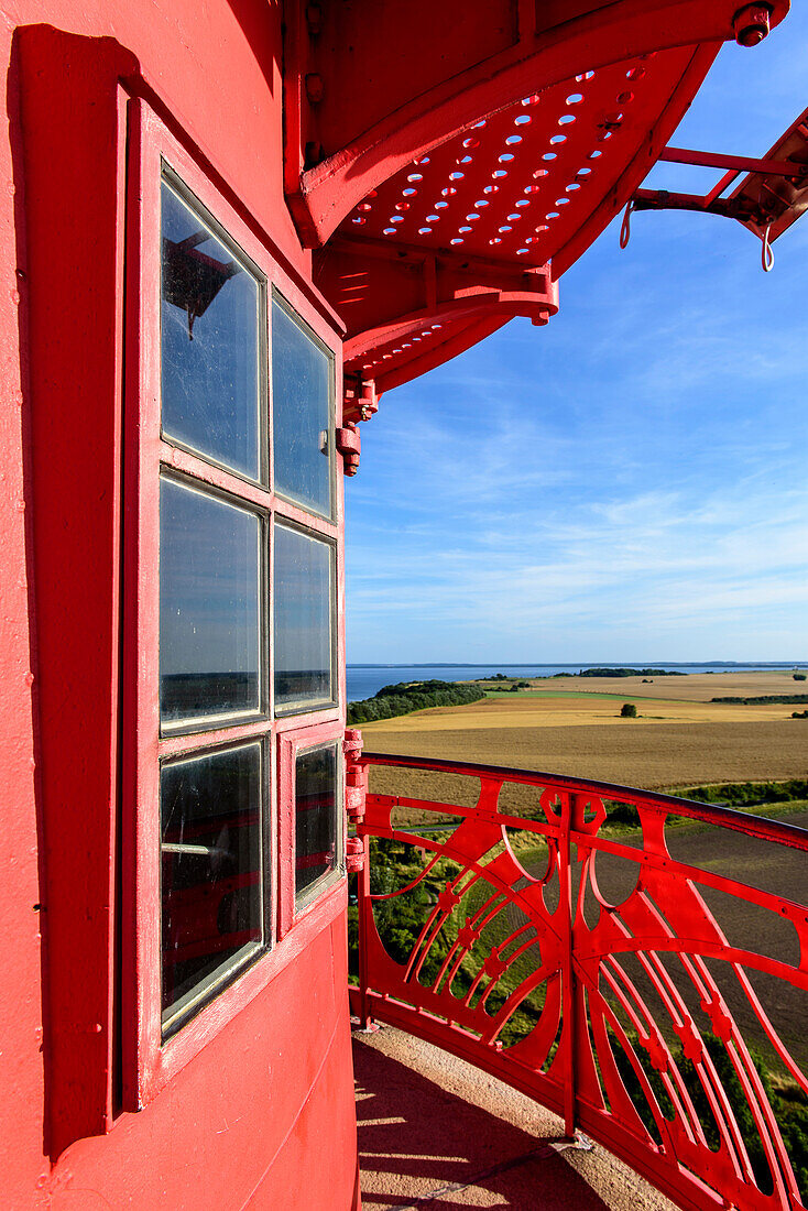 Blick vom Leuchtturm von Kap Arkona, Rügen, Ostseeküste, Mecklenburg-Vorpommern, Deutschland