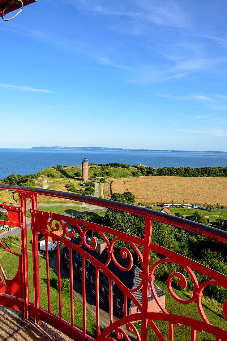 View from the lighthouse of Kap Arkona, Ruegen, Ostseekueste, Mecklenburg-Vorpommern, Germany