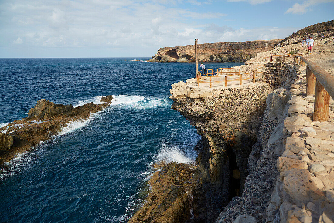Former embarking place for the limekilns of Ajuy, Fuerteventura, Canary Islands, Islas Canarias, Atlantic Ocean, Spain, Europe