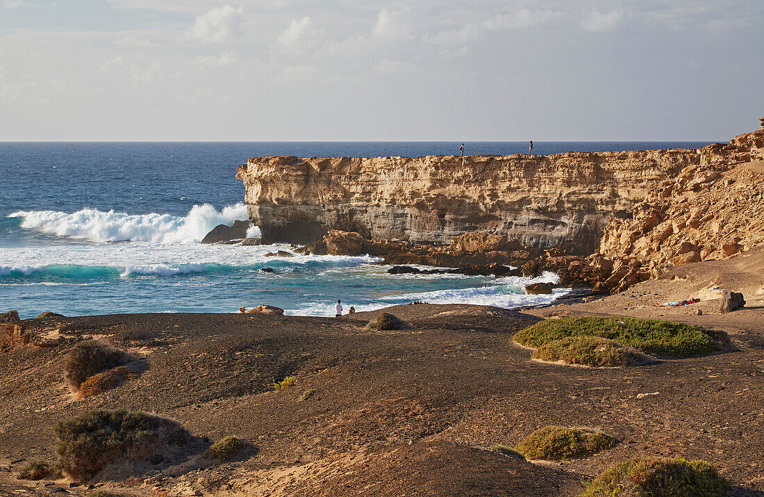 Beach and coast at La Pared, Fuerteventura, Canary Islands, Islas Canarias, Atlantic Ocean, Spain, Europe