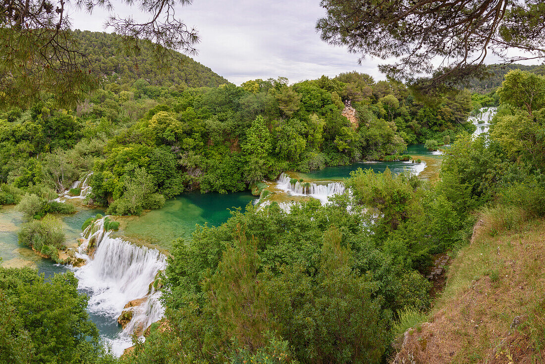 Skradinski Buk, waterfalls, Krka National Park, Croatia, Europe