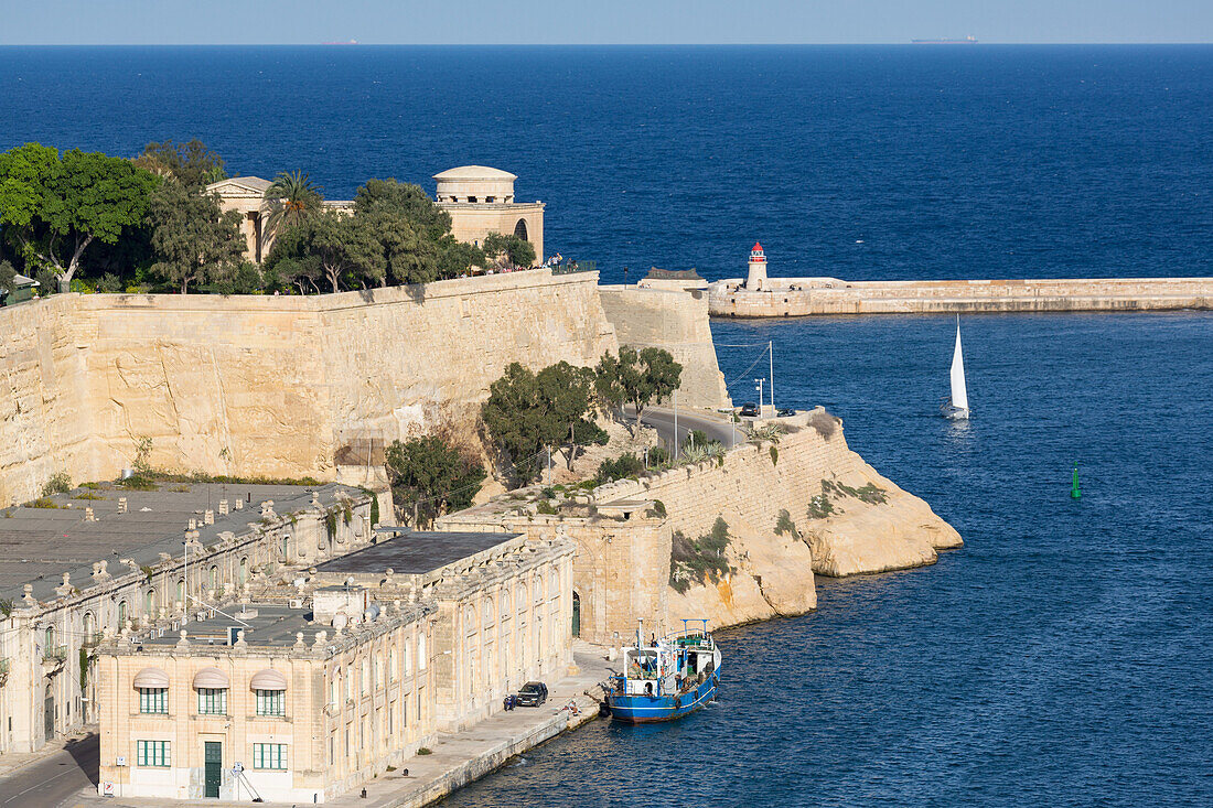 The Grand Harbour in Valletta, European Capital of Culture 2018, Valletta, Malta, Mediterranean, Europe