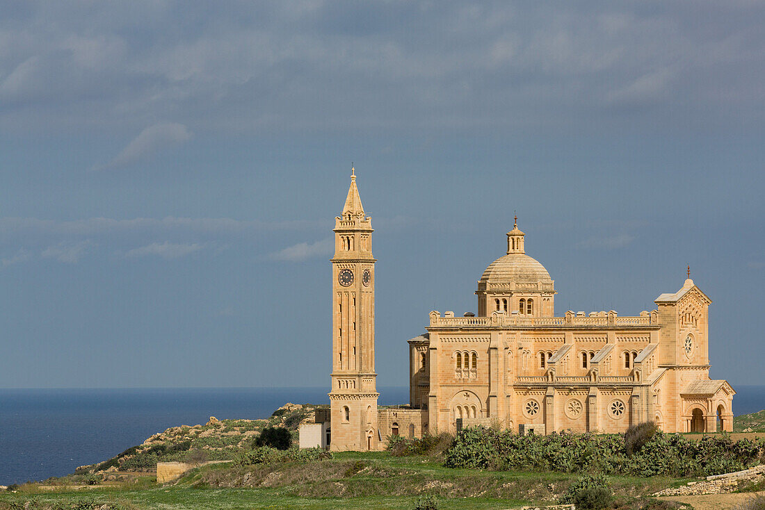 Ta' Pinu church on the island of Gozo, Malta, Mediterranean, Europe