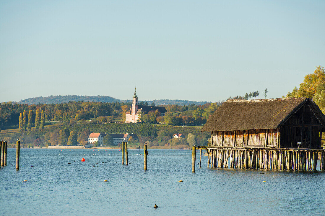 Pfahlbaumuseum Unteruhldingen, UNESCO-Weltkulturerbe, Uhldingen-Mühlhofen, Bodensee, Baden-Württemberg, Deutschland